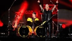 Rund 60.000 Fans jubelten Leadsänger James Hetfield und Metallica zu. (Bild: FLORIAN WIESER)