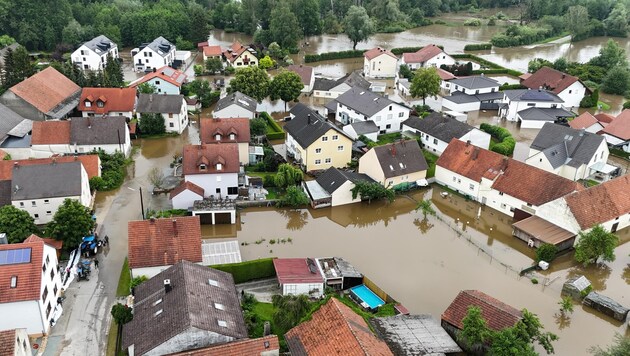 Der Raum Ingolstadt steht unter Wasser. (Bild: Ayhan Uyanik)