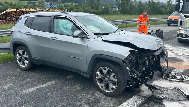 The car was a total loss. (Bild: ZOOM Tirol)