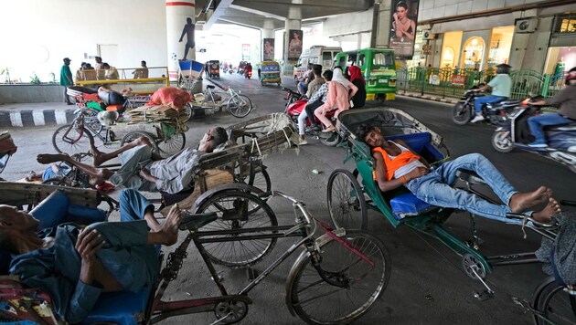 Der kuriose Vorfall ereignete sich in Lucknow (Bild) wo es dieser Tage eine Megahitze hat.  (Bild: AP)