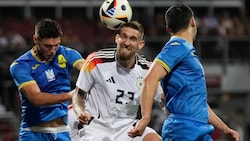 0:0 gegen Ukraine – für Deutschland ein enttäuschendes Resultat ... (Bild: AP/Associated Press)