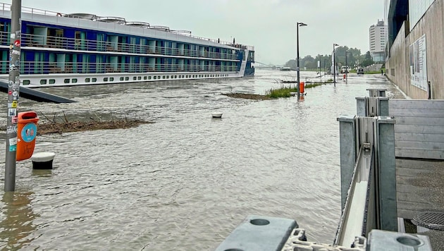 Die Donau am Dienstag in Linz. (Bild: Dostal Harald)