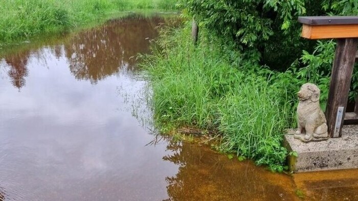 Alles überflutet in Bürmoos