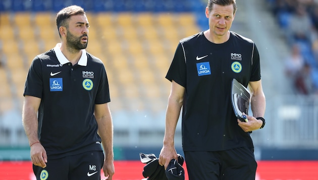 Mehmet Sütcü (li.) und Roman Kienast  (Bild: GEPA pictures)