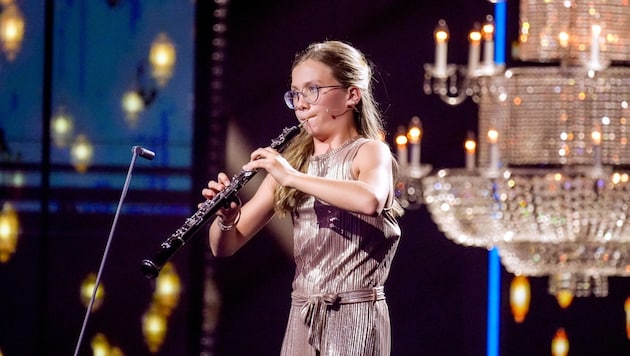 Oboistin Mira Hanner aus Oberösterreich überzeugte die Jury (Bild: ORF/Roman Zach-Kiesling)