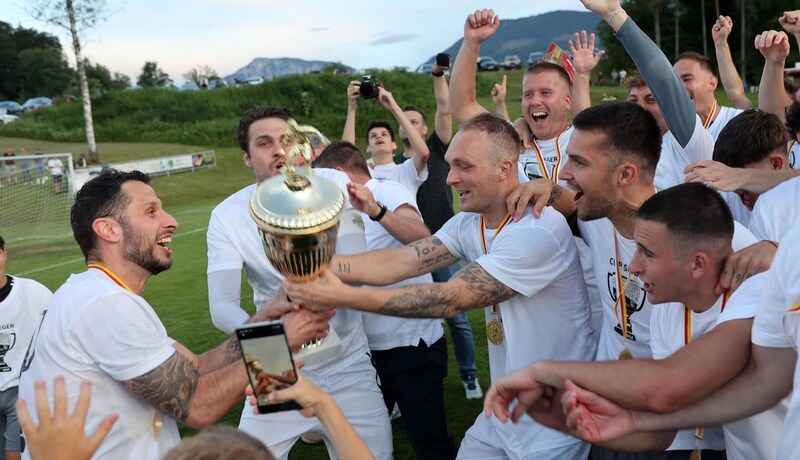 Köttmannsdorf won the KFV Cup for the second time. (Bild: Kuess)