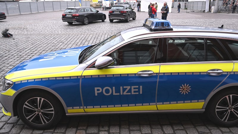 Polizeieinsatz in Mannheim (Bild: Kirill KUDRYAVTSEV)