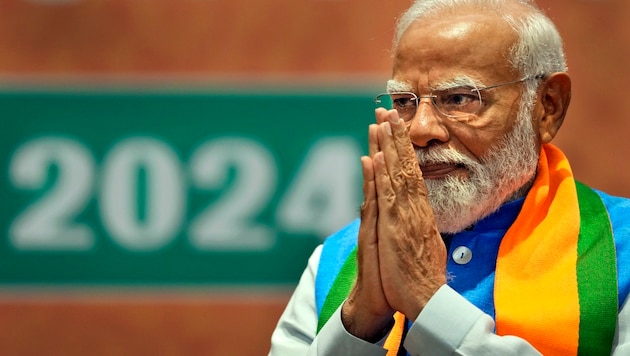 Der indische Premierminister Modi (Bild: AP)