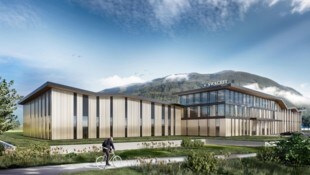 So wie in dieser Visualisierung wird das Swacrit-Werk in Nassereih aussehen. Für die ...