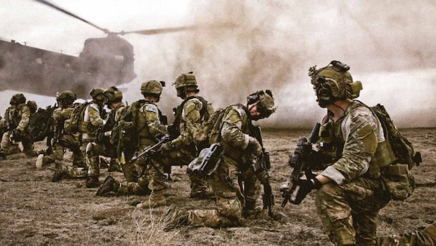 The US Army Rangers in action: As a "rapid reaction force" of the American army, they are considered one of the special units of the US armed forces. (Bild: Mario C. )