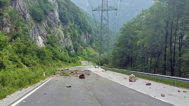 The B159 will remain closed for longer. (Bild: Land Salzburg)