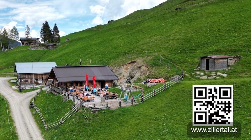 Die Huberwinkelalm liegt idyllisch. (Bild: Silberberger Toni)