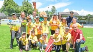 Die Sieger der Volksschule Tainach vertreten Kärnten am 18. Juni beim Bundesfinale in Wien. (Bild: Evelyn Hronek)