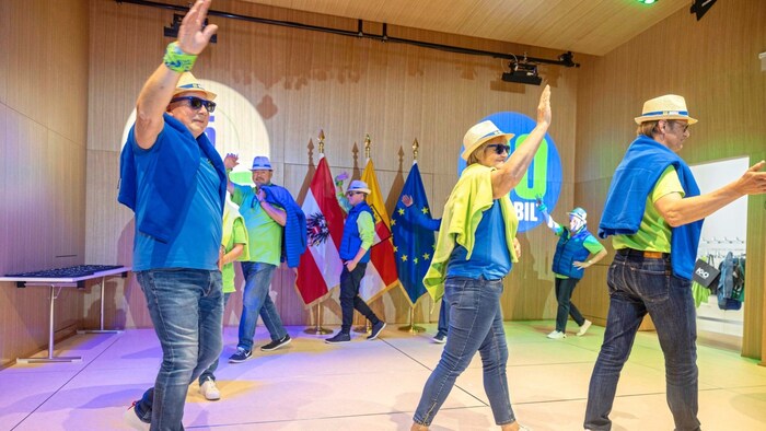 The Go-Mobil drivers also organized a fashion show at the anniversary.