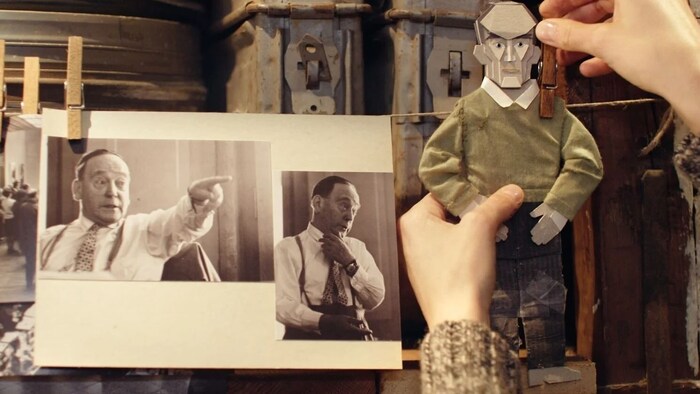 John Heartfield alias Herzfeld inspiriert Grafikerin Stephanie (Stephanie Stremler) total.