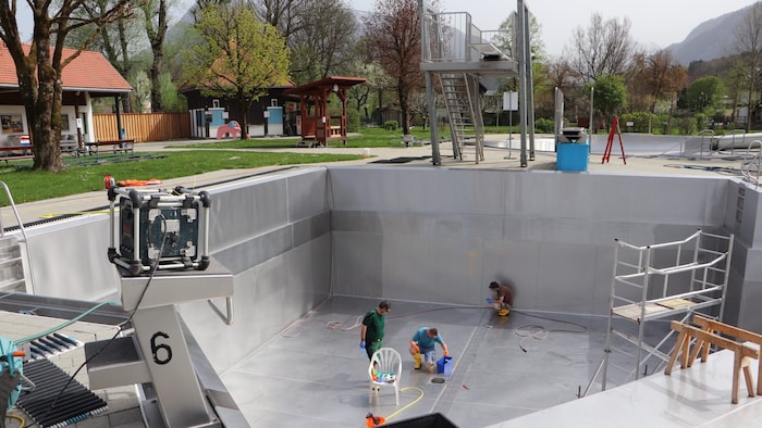 Im Parkbad stehen wieder umfangreiche Saneirungsarbeiten an. 