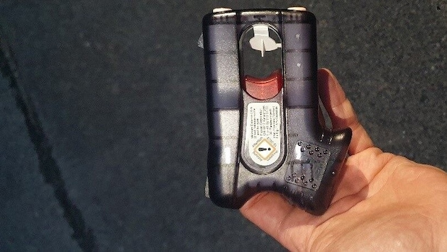The pensioner attacked his neighbor with this irritant gas pistol. (Bild: LPD Wien)