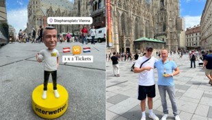 Klaus und Pascal Nimführ entdeckten den „Wackel-Lothar“ am schnellsten.