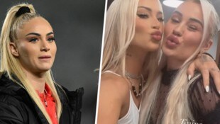 Alisha Lehmann mit ihrer Schwester Shona