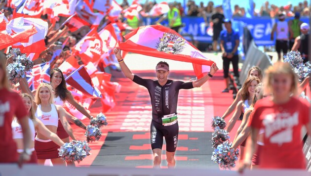 Ironman-Sieger 2018: Michael Weiss ist bisher der einzige Österreicher, der in Kärnten gewinnen konnte. (Bild: w. pessentheiner)