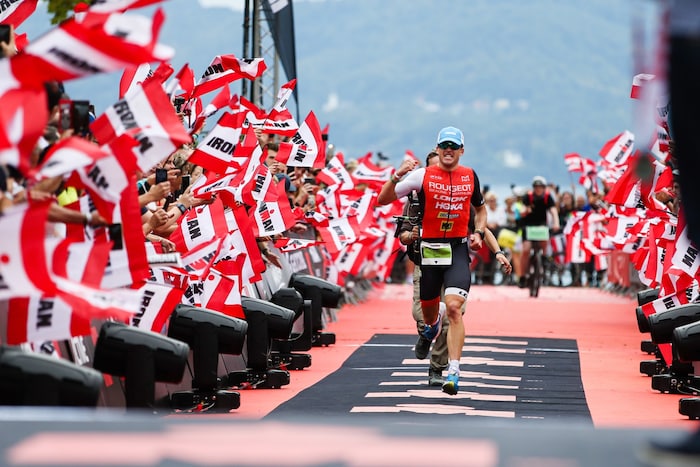 Lief 2021 zum Ironman-Sieg in Klagenfurt: Denis Chevrot.