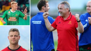 Die „Krone“ sprach mit Wegbegleitern wie Marco Grüll (links oben) über den baldigen ...