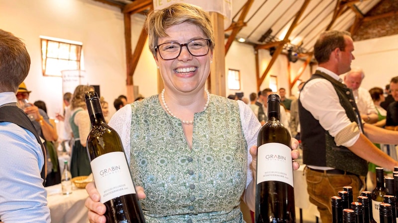 Double winner Rosina Grabin from the Grabin winery (Bild: Scheriau Erwin)