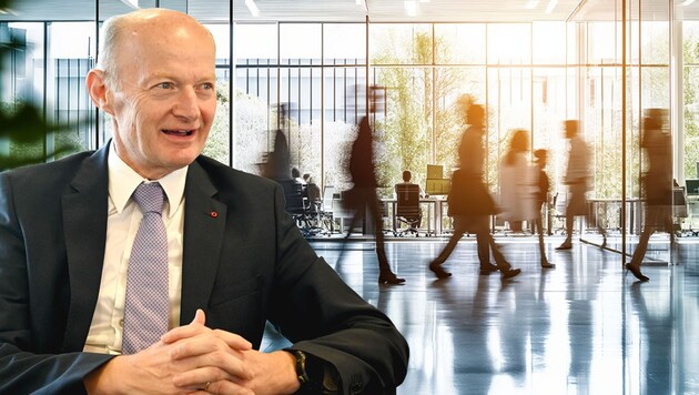 Die Oberbank – hier Generaldirektor Franz Gasselsberger – punktet bei Teilzeitkräften. (Bild: stock.adobe.com, Markus Wenzel)