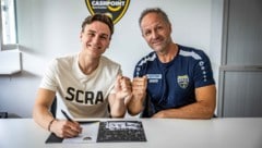 Mit Lukas Fridrikas hofft Sportdirektor Roland Kirchler die Torgefahr nach Altach zurückgeholt zu haben. (Bild: twitter.com/SCRAltach)