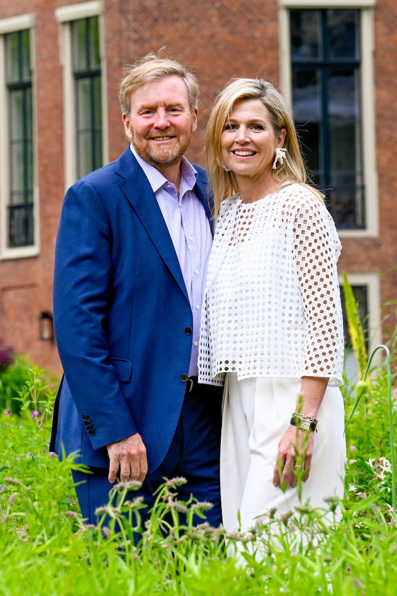 King Willem-Alexander and Queen Maxima were in high summer spirits. (Bild: picturedesk.com/Dutch Press Photo Agency / Action Press / picturedesk.com)