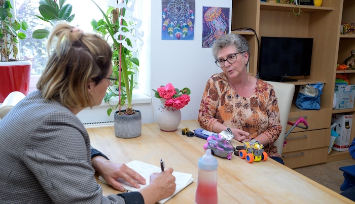 MUKI-Leiterin Petra Fischer im Gespräch mit der „Krone“.