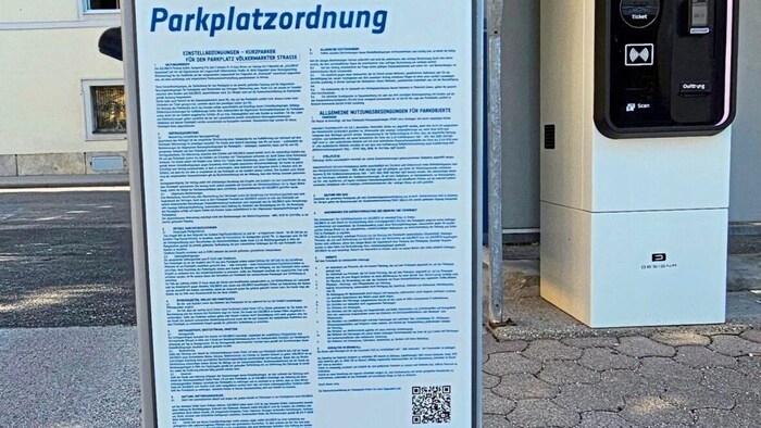 Wer sich auskennen will, muss die endlos wirkende Parkplatzordnung lesen!