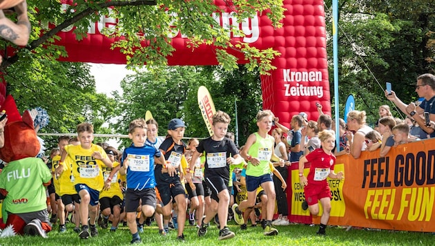 1500 participants stormed the Center West Junior Grazathlon. (Bild: Juergen Fuchs)