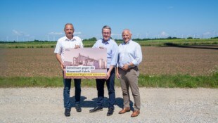 Werner Falb-Meixner, Markus Ulram und Gerald Handig sind gegen den Standort auf der Parndorfer ...