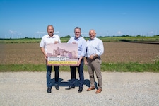 Werner Falb-Meixner, Markus Ulram und Gerald Handig sind gegen den Standort auf der Parndorfer Platter.  (Bild: Charlotte Titz)