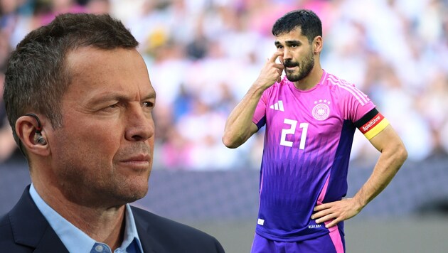 Lothar Matthäus (l.) contradicts Ilkay Gündogan (r.). (Bild: GEPA/GEPA pictures)