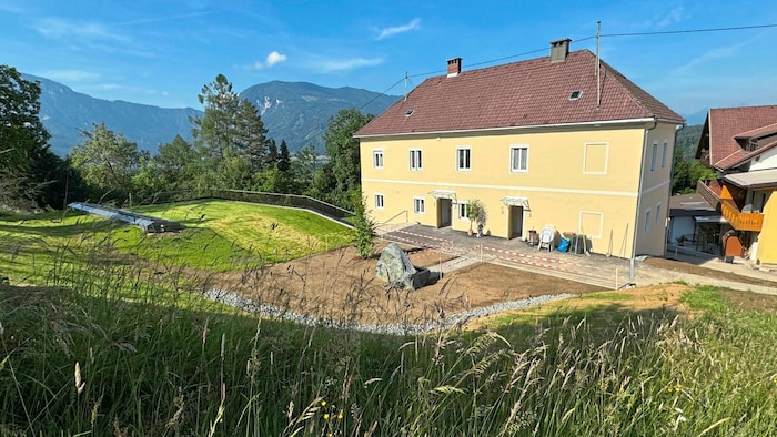 Auch der Pfarrhof wurde wieder auf Vordermann gebracht.