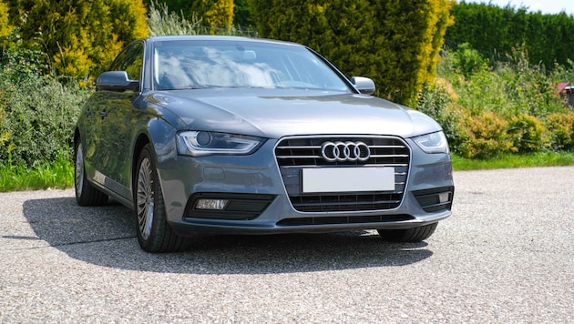 Dieser silberne Audi A4 in der Ausführung als Limousine wird vorläufig in Rohrbach verwahrt. (Bild: Horst Einöder/Flashpictures)