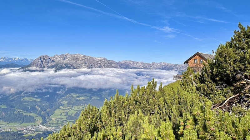 Die Werfener Hütte im Tennengebirge (Bild: ÖTK)