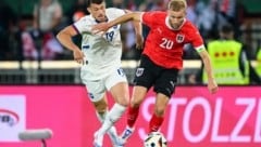 Anführer im ÖFB-Team: Konrad Laimer (rechts) (Bild: MAX SLOVENCIK)