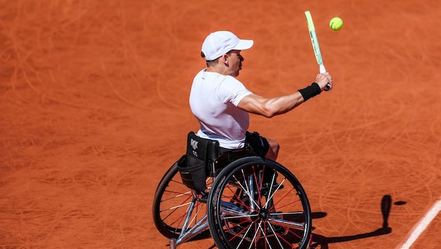 Maximilian Taucher bot bei der French Open ein famoses Tennis. (Bild: GEPA)