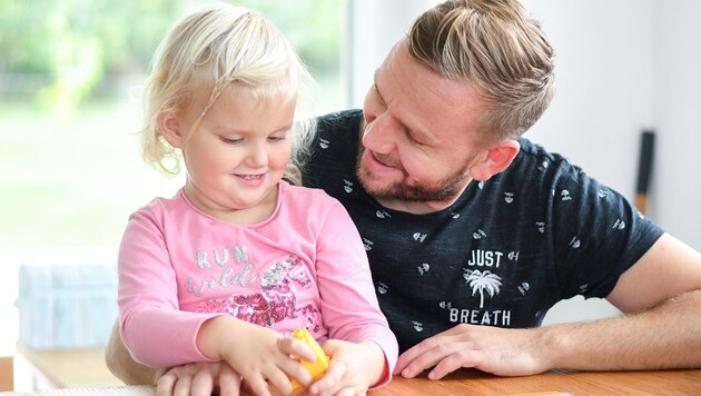 Gemeinsam verbrachte Zeit gehört am Vatertag dazu (Bild: Scharinger Daniel)