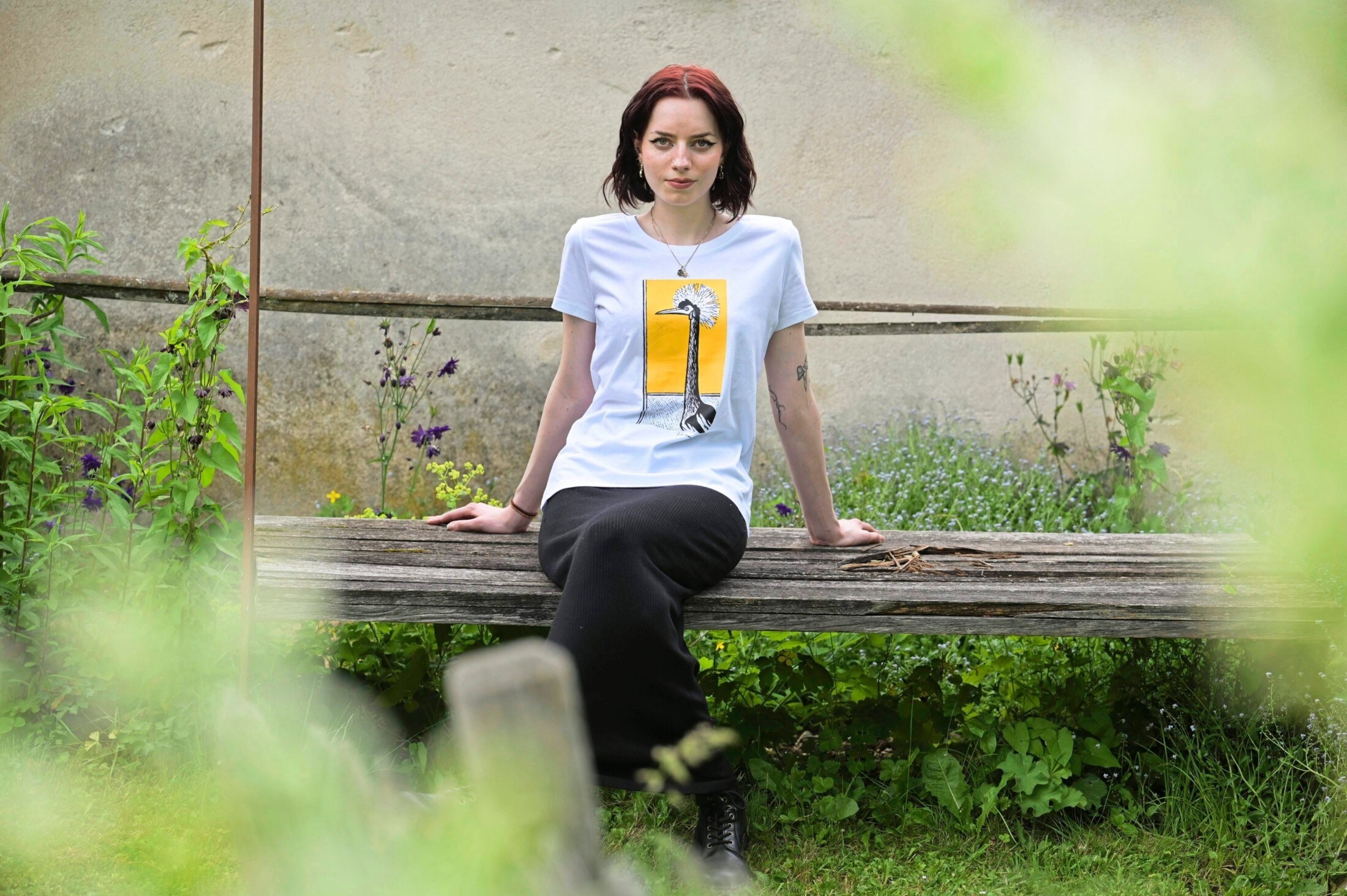 Die bedruckten T-Shirts sind beliebt.