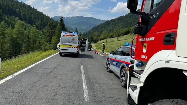 Die Feuerwehr Tamsweg war beim Unfall im Einsatz. (Bild: FF Tamsweg)