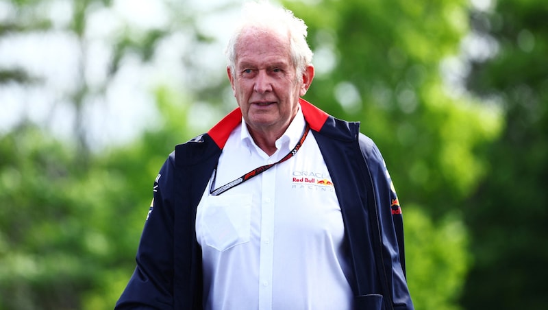 RB-Motorsportberater Helmut Marko (Bild: AFP/GETTY IMAGES/CLIVE ROSE)