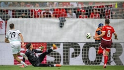 Christoph Baumgartner war auch gegen die Schweiz erfolgreich. (Bild: Fabrice COFFRINI)