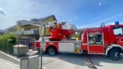 Die Freiwillige Feuerwehr beim Einsatz in Göming (Bild: FF Göming)