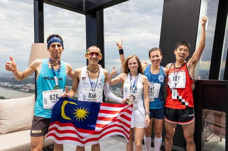 The fastest men and women at the DC TowerRun. (Bild: DC TowerRun/Nicole Viktorik)