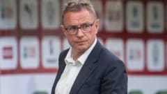 Ralf Rangnick machte sich im Mai wohl schon Gedanken über Thomas Müller.  (Bild: AFP/Fabrice COFFRINI)