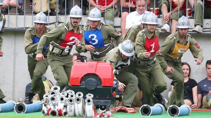 Die siegreichen Männer aus Sillian „explodierten“ beim Startsignal förmlich.